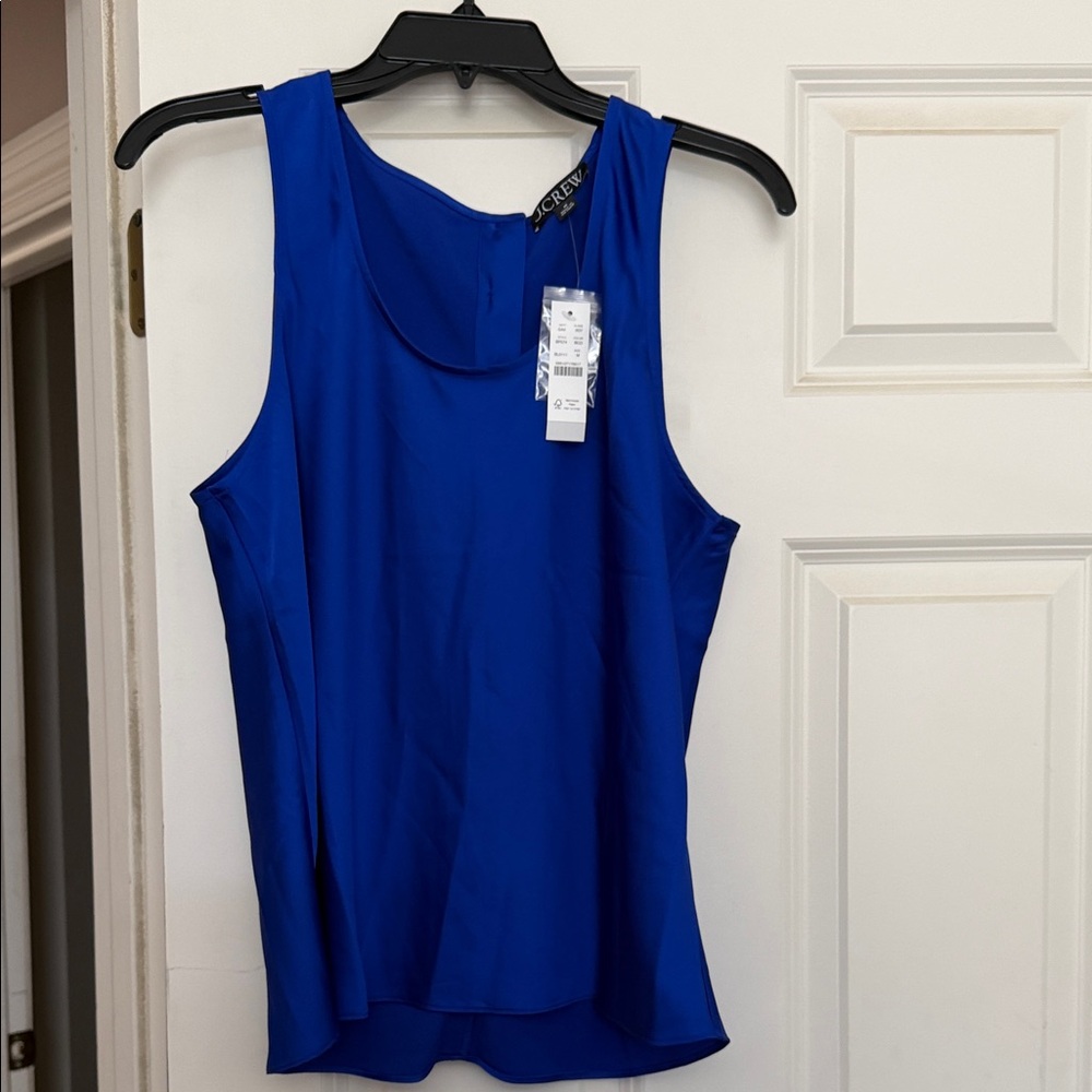 J. Crew Vibrant Blue Tank Top